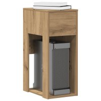 vidaXL Computerschrank mit Schublade Artisan-Eiche...