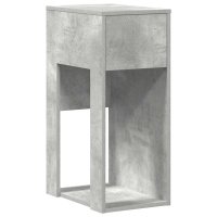 vidaXL Computerschrank mit Schublade Betongrau 30x44x74 cm