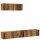vidaXL 3-tlg. TV-Schrank-Set Wandmontage Altholz-Optik Holzwerkstoff