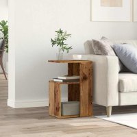 vidaXL Beistelltisch Altholz-Optik 36x30x56 cm Holzwerkstoff