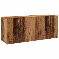vidaXL TV-Wandschrank Altholz-Optik 100x30x41 cm