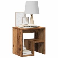 vidaXL Nachttische 2 Stk. Altholz-Optik 40x30x40 cm...