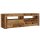 vidaXL Nachttische 2 Stk. mit LEDs Altholz-Optik 60x35x40 cm