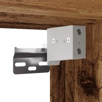 vidaXL Bad-Spiegelschrank Altholz-Optik 64x20x66,5 cm Holzwerkstoff