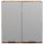 vidaXL Bad-Spiegelschrank Altholz-Optik 64x20x66,5 cm Holzwerkstoff