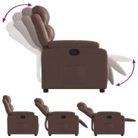 vidaXL Relaxsessel Braun Kunstleder