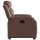 vidaXL Relaxsessel Braun Kunstleder