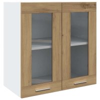 vidaXL Küchen-Wandschrank mit Glastüren...
