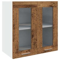 vidaXL Küchen-Wandschrank mit Glastüren...