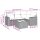 vidaXL 5-tlg. Garten-Sofagarnitur mit Kissen Braun Poly Rattan