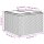 vidaXL 8-tlg. Garten-Sofagarnitur mit Kissen Braun Poly Rattan