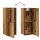 vidaXL Bad-Hängeschrank Altholz-Optik 30x30x80 cm Holzwerkstoff