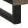 vidaXL Nachttisch Schwarz 50x33x62 cm Massivholz Mango