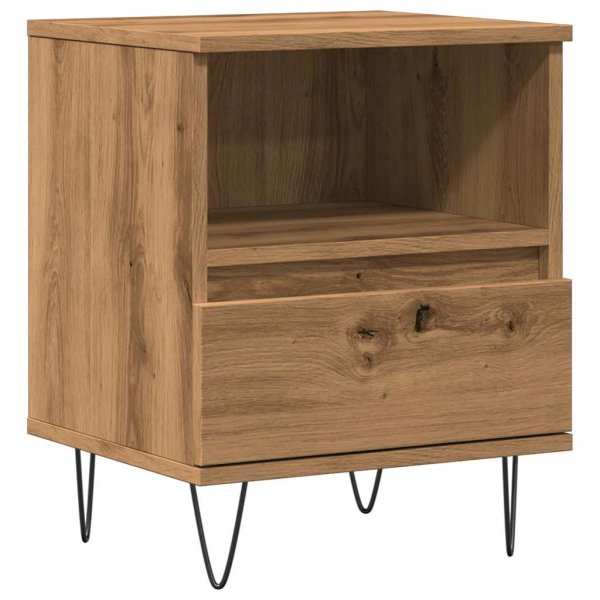 vidaXL Nachttisch Artisan-Eiche 40x35x50 cm Holzwerkstoff