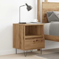 vidaXL Nachttisch Artisan-Eiche 40x35x50 cm Holzwerkstoff