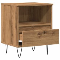 vidaXL Nachttisch Artisan-Eiche 40x35x50 cm Holzwerkstoff