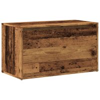 vidaXL Flurbank 80x40x45 cm Altholz-Optik Holzwerkstoff
