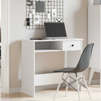 vidaXL Schreibtisch Weiß 80×40×75 cm Holzwerkstoff