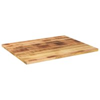 vidaXL Tischplatte 90x80x3,8 cm Rechteckig Raues Massivholz Mango