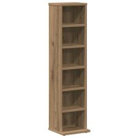 vidaXL CD-Regal Artisan-Eiche 21x20x88 cm Holzwerkstoff