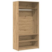 vidaXL Kleiderschrank Artisan-Eiche 100x50x200 cm...