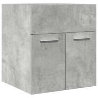 vidaXL Waschbeckenschrank Betongrau 41x38,5x46 cm...
