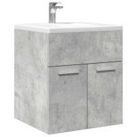 vidaXL Waschbeckenschrank Betongrau 41x38,5x46 cm...