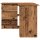 vidaXL Eckschreibtisch Altholz-Optik 145x100x76 cm Holzwerkstoff