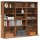 vidaXL CD-Regal Altholz-Optik 100x23x89,5 cm Holzwerkstoff