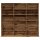 vidaXL CD-Regal Altholz-Optik 100x23x89,5 cm Holzwerkstoff