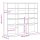 vidaXL CD-Regal Altholz-Optik 100x23x89,5 cm Holzwerkstoff