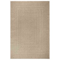 vidaXL Teppich ZIZUR Beige 200x290 cm Jute-Optik Indoor...