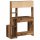 vidaXL Schreibtisch mit Regal Altholz-Optik 100x45x140cm Holzwerkstoff