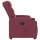 vidaXL Relaxsessel Elektrisch Weinrot Stoff
