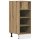 vidaXL Unterschrank Artisan-Eiche 30x44,5x81,5 cm Holzwerkstoff