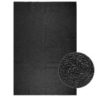vidaXL Teppich ZIZUR Anthrazit 240x340cm Jute-Optik...