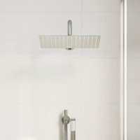 vidaXL Regenbrause Edelstahl 304 30x20 cm Rechteckig