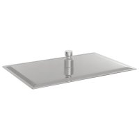 vidaXL Regenbrause Edelstahl 304 30x20 cm Rechteckig