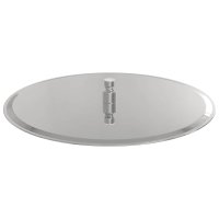 vidaXL Regenbrause Edelstahl 304 40 cm Rund