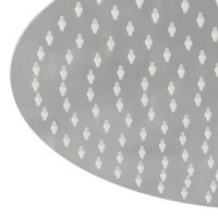 vidaXL Regenbrause Edelstahl 304 40 cm Rund