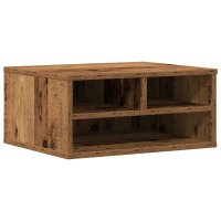 vidaXL Druckerständer Raucheiche 49x40x22,5 cm...