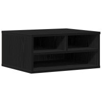 vidaXL Druckerständer Schwarze Eiche 49x40x22,5 cm...