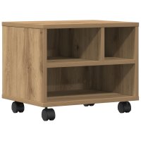 vidaXL Druckerständer mit Rollen Artisan Eiche...