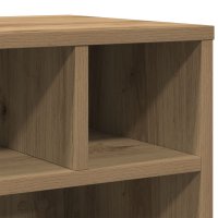 vidaXL Druckerständer mit Rollen Artisan Eiche 41x32x33,5 cm