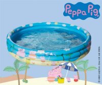Happy People aufblasbares Becken Peppa Pig122 x 23 cm blau