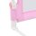 vidaXL Kleinkind-Bettschutzgitter Rosa 120x42 cm Polyester