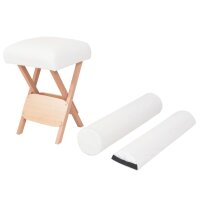 vidaXL Massage-Klapphocker 12 cm dicker Sitz & 2...