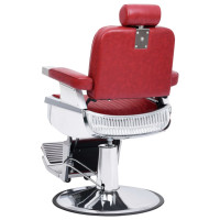 vidaXL Friseurstuhl Rot 68x69x116 cm Kunstleder