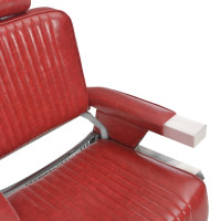 vidaXL Friseurstuhl Rot 68x69x116 cm Kunstleder