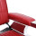 vidaXL Friseurstuhl Rot 68x69x116 cm Kunstleder